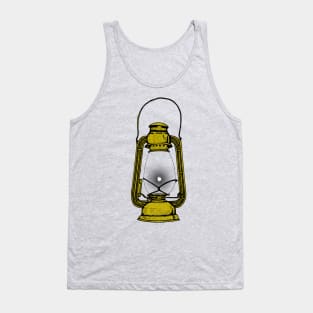 Black Flame (yellow) Tank Top